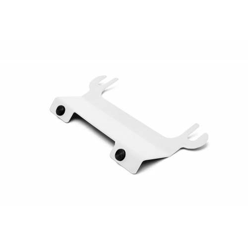 Cloud White License Plate Relocation Hawse Fairlead Bracket for Jeep Wrangler JK 2007-2018 Steinjage