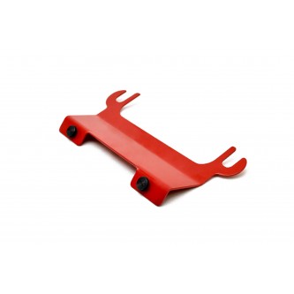 Red Baron License Plate Relocation Hawse Fairlead Bracket for Jeep Wrangler JK 2007-2018 Steinjager 