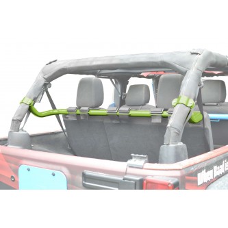 Jeep JK, 2007-2018, Rear Harness Bar Kit. Gecko Green.  Four Door Only.  Made in the USA.
