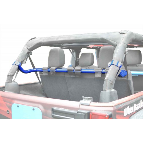 Jeep JK, 2007-2018, Rear Harness Bar Kit. Southwest Blue.  Four Door Only.  Made in the USA.
