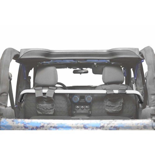 Jeep Wrangler JK, 2007-2018, Front Harness Bar Kit.  Cloud White.  2 Door Only.  Made in the USA.