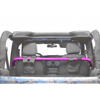Jeep Wrangler JK, 2007-2018, Front Harness Bar Kit.  Hot Pink.  2 Door Only.  Made in the USA.