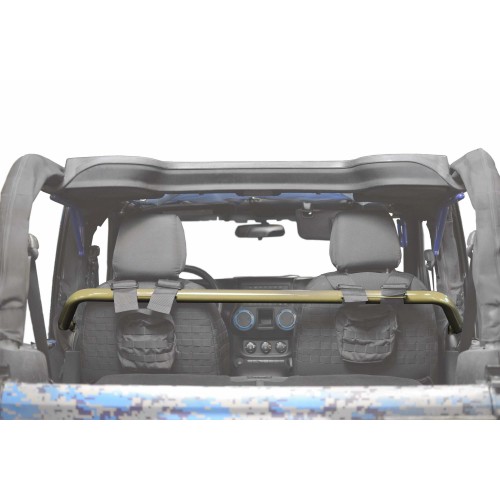 Jeep Wrangler JK, 2007-2018, Front Harness Bar Kit.  Military Beige.  2 Door Only.  Made in the USA.