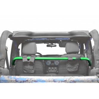 Jeep Wrangler JK, 2007-2018, Front Harness Bar Kit.  Neon Green.  2 Door Only.  Made in the USA.