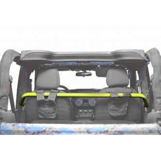 Jeep Wrangler JK, 2007-2018, Front Harness Bar Kit.  Neon Yellow.  2 Door Only.  Made in the USA.