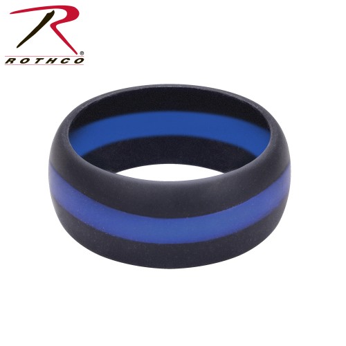 Thin Blue Line Black Silicone Ring Rothco 800 CSE Offroad