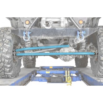 For Jeep TJ 1997-2006, Extended Crossover Steering Kit, Playboy Blue. Made in the USA