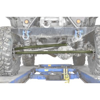 For Jeep TJ 1997-2006, Extended Crossover Steering Kit, Locas Green. Made in the USA