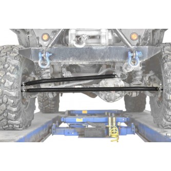 For Jeep TJ 1997-2006, Extended Crossover Steering Kit, Texturized Black. Made in the USA