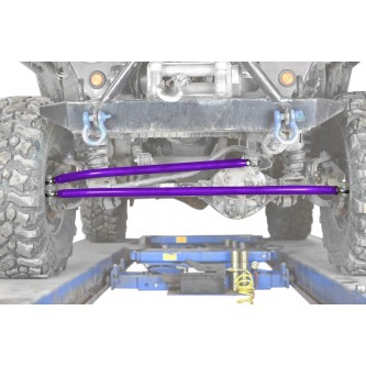 For Jeep TJ 1997-2006, Extended Crossover Steering Kit, Sinbad Purple. Made in the USA