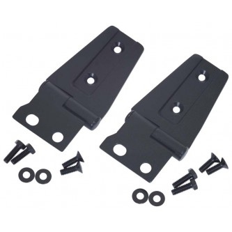 Hood Hinge Pair Textured Black for Jeep Wrangler JK 2007-2018 80572 Kentrol