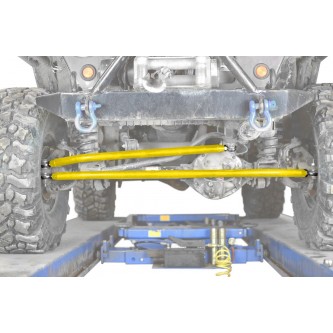 For Jeep TJ 1997-2006, Extended Crossover Steering Kit, Neon Yellow. Made in the USA