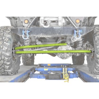 For Jeep TJ 1997-2006, Extended Crossover Steering Kit, Gecko Green. Made in the USA