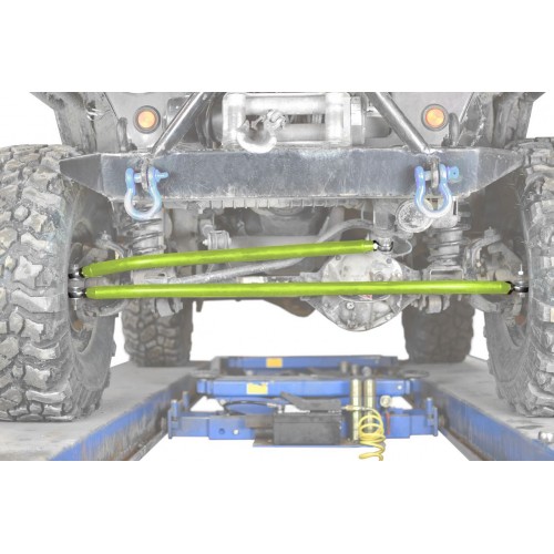 For Jeep TJ 1997-2006, Extended Crossover Steering Kit, Gecko Green. Made in the USA