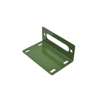 Fits Jeep TJ, 1997-2006, Universal Winch Base Fairlead Mount, Locas Green.  Made in the USA.
