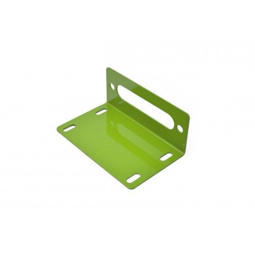 Fits Jeep TJ, 1997-2006, Universal Winch Base Fairlead Mount, Gecko Green.  Made in the USA.