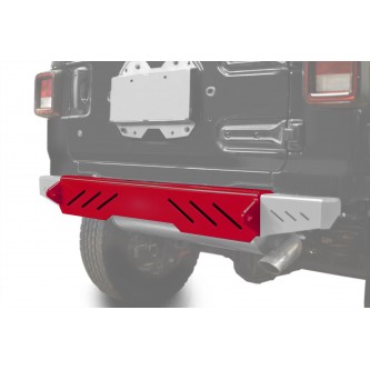 Fits Jeep Wrangler, JL 2018-Present, Rear Bumper with D-Ring Mounts.  Red Baron. Made in the USA.