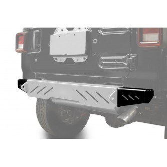 Fits Jeep Wrangler, JL 2018-Present, Rear Bumper End Caps ONLY.  Bare. Made in the USA.
