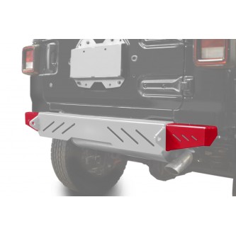 Fits Jeep Wrangler, JL 2018-Present, Rear Bumper End Caps ONLY.  Powder Coated Red Baron. Made in the USA.