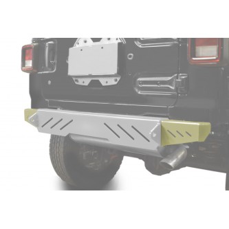 Fits Jeep Wrangler, JL 2018-Present, Rear Bumper End Caps ONLY.  Powder Coated Military Beige. Made in the USA.