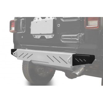 Fits Jeep Wrangler, JL 2018-Present, Rear Bumper End Caps ONLY.  Texturized Black Finish. Made in the USA.