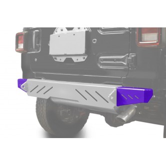 Fits Jeep Wrangler, JL 2018-Present, Rear Bumper End Caps ONLY.  Powder Coated Sinbad Purple. Made in the USA.
