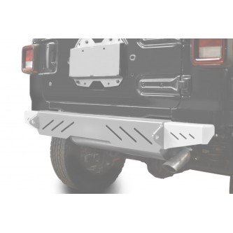 Fits Jeep Wrangler, JL 2018-Present, Rear Bumper End Caps ONLY.  Powder Coated Cloud White. Made in the USA.