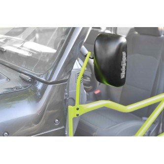 For Jeep JT Gladiator Door Mirror Kit, 2019 to present. Jeep side mirror for Jeep JT Gladiator with tubular doors. Gecko Green. Made in the USA.