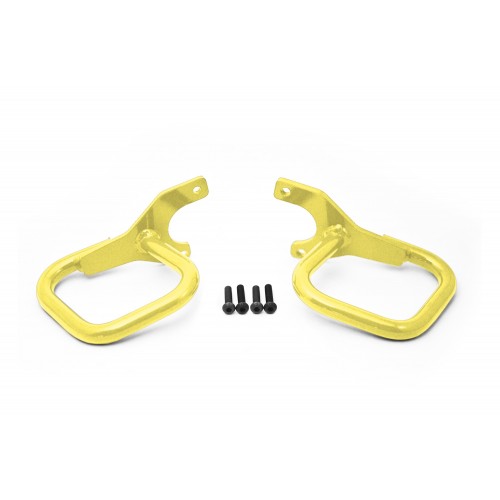 Fits Jeep TJ 1997-2006, Grab Handle Kit, Rigid Wire Form, Lemon Peel. Made in the USA.