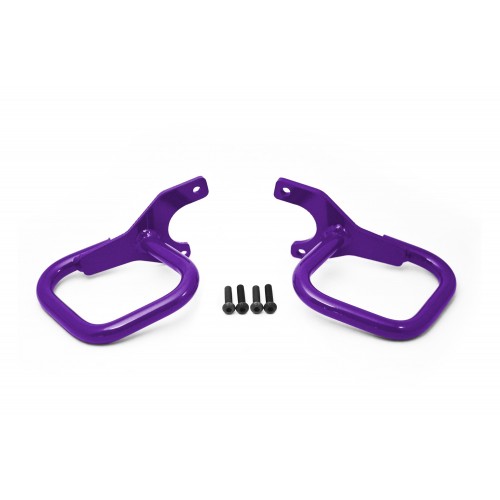 Fits Jeep TJ 1997-2006, Grab Handle Kit, Rigid Wire Form, Sinbad Purple. Made in the USA.