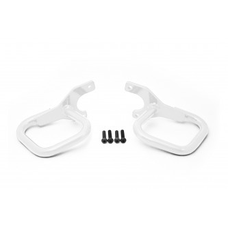 Fits Jeep TJ 1997-2006, Grab Handle Kit, Rigid Wire Form, Cloud White. Made in the USA.