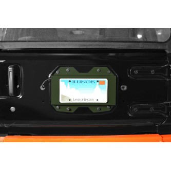 Locas Green Rear License Plate Relocator For Jeep Wrangler JL 2018-2019 Steinjager J0048646