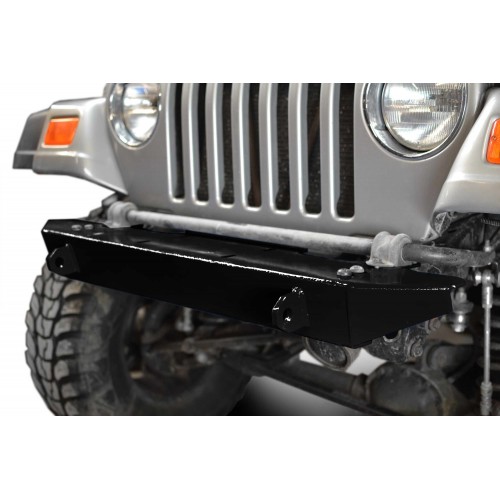 Fits Jeep Wrangler TJ 1997-2006.  Front Bumper. Bare.  Made in the USA