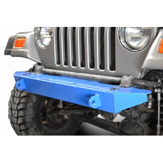 Fits Jeep Wrangler TJ 1997-2006.  Front Bumper. Playboy Blue.  Made in the USA