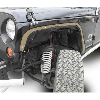 Fits Jeep JK 2007-2018, Front Fender Deletes.  Military Beige.  Kit includes two front fender deletes.  Made in the USA.