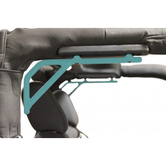 Grab Handle, Jeep JK, Rigid Wire Form, (Painted Tiffany Blue) Rear Seat, Kit, 2 Door Only