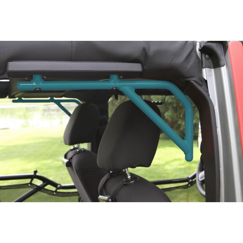 Grab Handle Kit, Jeep JKU Rear, 4 Door Rigid Wire Form, Teal