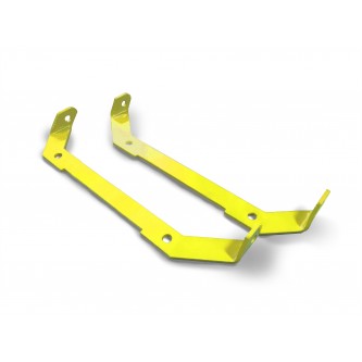Fits Jeep Wrangler TJ, 1997-2006.  Lap Belt Mount.  Neon Yellow.  Made in the USA.