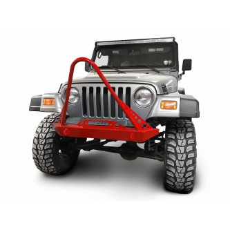 Fits Jeep Wrangler TJ 1997-2006.  Front Bumper with Stinger. Red Baron.  Made in the USA
