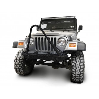 Fits Jeep Wrangler TJ 1997-2006.  Front Bumper with Stinger. Texturized Black.  Made in the USA