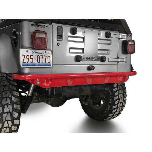 Fits Jeep Wrangler TJ 1997-2006.  Rear Bumper.  Red Baron.  Made in the USA.