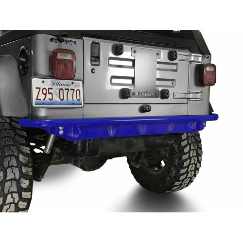 Fits Jeep Wrangler TJ 1997-2006.  Rear Bumper.  Southwest Blue.  Made in the USA.