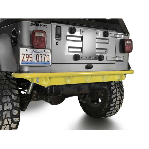 Fits Jeep Wrangler TJ 1997-2006.  Rear Bumper.  Lemon Peel.  Made in the USA.