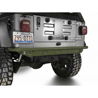 Fits Jeep Wrangler TJ 1997-2006.  Rear Bumper.  Locas Green.  Made in the USA.