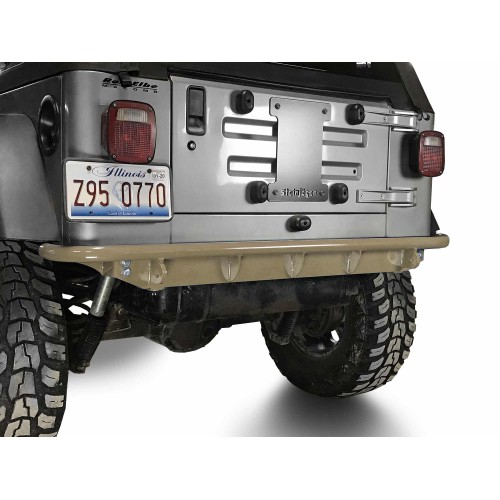 Fits Jeep Wrangler TJ 1997-2006.  Rear Bumper.  Military Beige.  Made in the USA.