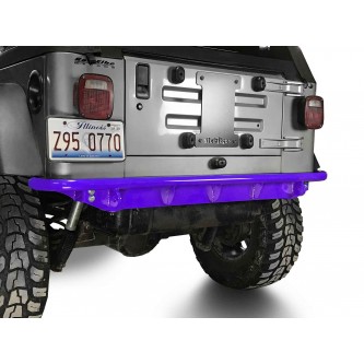 Fits Jeep Wrangler TJ 1997-2006.  Rear Bumper.  Sinbad Purple.  Made in the USA.