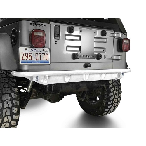 Fits Jeep Wrangler TJ 1997-2006.  Rear Bumper.  Cloud White.  Made in the USA.