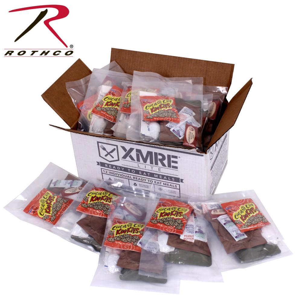 9311 XMRE Lite Complete Meals Lightweight Waterproof Emergency Camping Meals MRE CSE Offroad