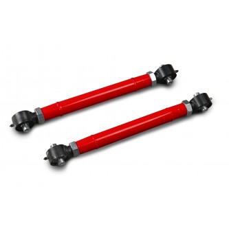 Fits Jeep JK, Rear Lower Control Arm, Pair, Double Adjustable (0-5 inch Lift). Red Baron.  Made in the USA.