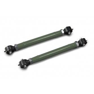 Fits Jeep JK, Rear Lower Control Arm, Pair, Double Adjustable (0-5 inch Lift). Locas Green.  Made in the USA.